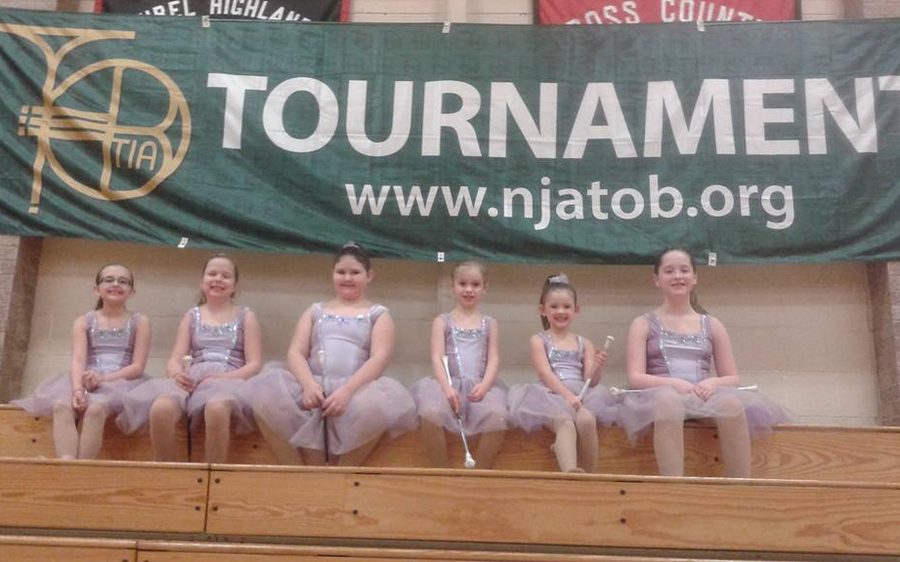 Competitive baton twirling team
